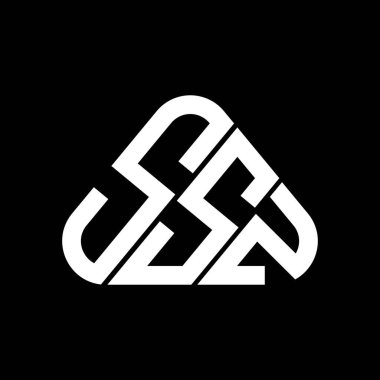 SSZ harf logosu tasarımı vektör grafik, SSZ basit ve modern logo.