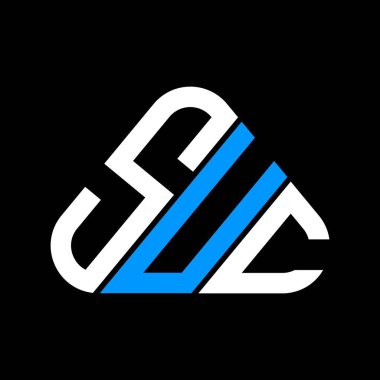 SUC harf logosu tasarımı vektör grafik, SUC basit ve modern logo.