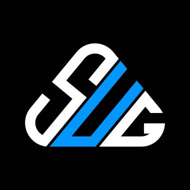 SUG harf logosu tasarımı vektör grafik, SUG basit ve modern logo.
