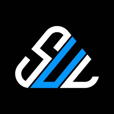SUL harf logosu tasarımı vektör grafik, SUL basit ve modern logo.