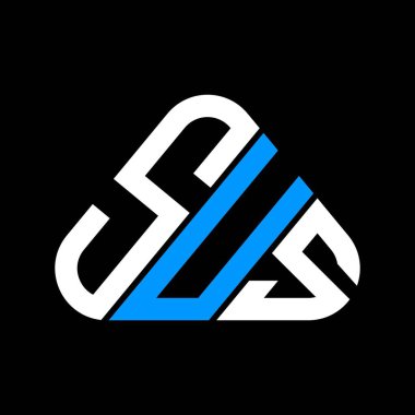 SUS harfi yaratıcı logosu vektör grafikli, SUS basit ve modern logosu.