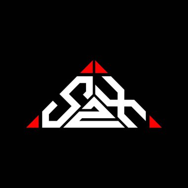 SZX harf logosu tasarımı vektör grafik, SZX basit ve modern logo.