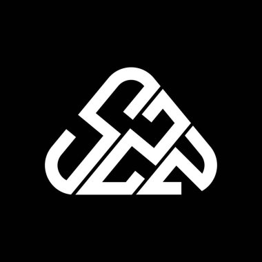 SZZ harf logosu tasarımı vektör grafik, SZZ basit ve modern logo.