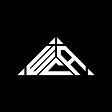 WCA letter logo creative design with vector graphic, WCA simple and modern logo.