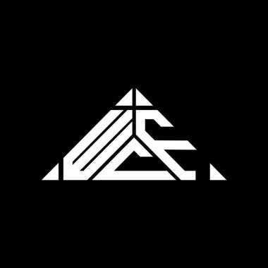 WCF letter logo creative design with vector graphic, WCF simple and modern logo.