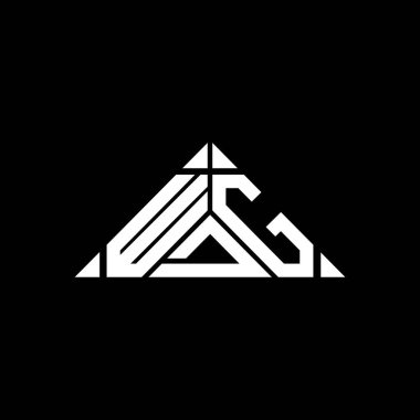 WDG letter logo creative design with vector graphic, WDG simple and modern logo.