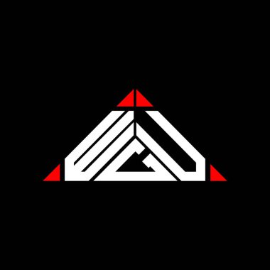 WGU letter logo creative design with vector graphic, WGU simple and modern logo.