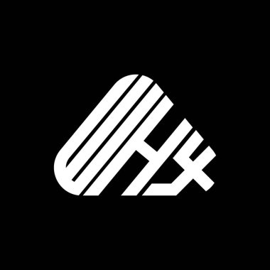 WHX letter logo creative design with vector graphic, WHX simple and modern logo.