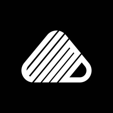 WMD letter logo creative design with vector graphic, WMD simple and modern logo.