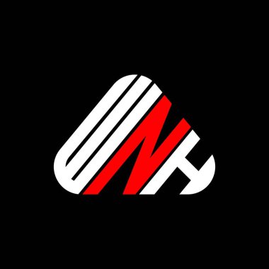 WNH letter logo creative design with vector graphic, WNH simple and modern logo.