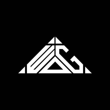 WOG letter logo creative design with vector graphic, WOG simple and modern logo.