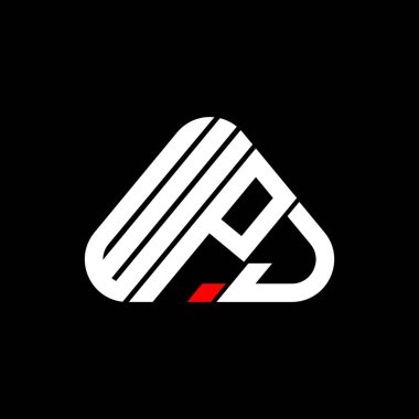 WPJ letter logo creative design with vector graphic, WPJ simple and modern logo.