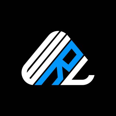 WRL letter logo creative design with vector graphic, WRL simple and modern logo.
