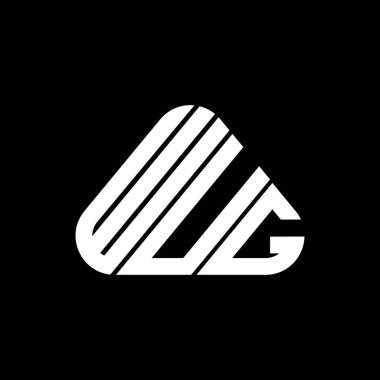 WUG letter logo creative design with vector graphic, WUG simple and modern logo.