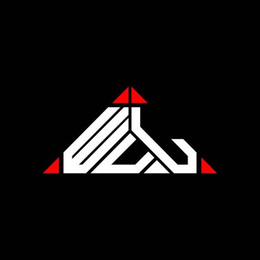 WUL letter logo creative design with vector graphic, WUL simple and modern logo.