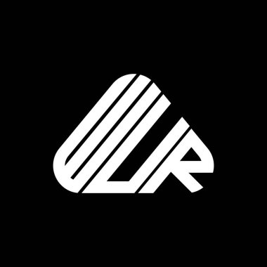 WUR letter logo creative design with vector graphic, WUR simple and modern logo.