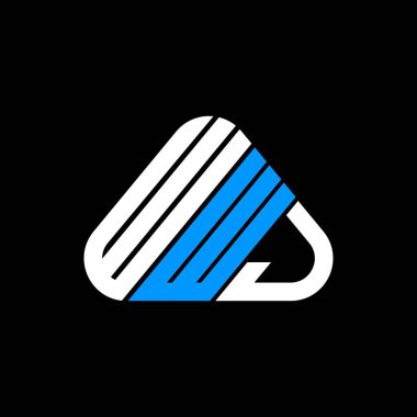 WWJ letter logo creative design with vector graphic, WWJ simple and modern logo.