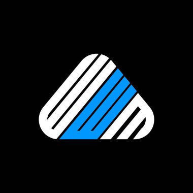 WWM letter logo creative design with vector graphic, WWM simple and modern logo.