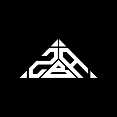 ZBA letter logo creative design with vector graphic, ZBA simple and modern logo.