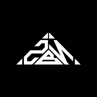 ZBN letter logo creative design with vector graphic, ZBN simple and modern logo.