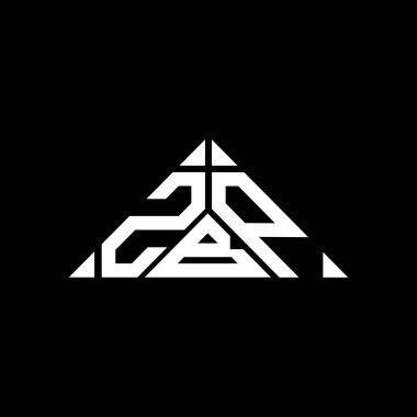 ZBP letter logo creative design with vector graphic, ZBP simple and modern logo.