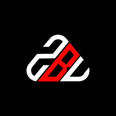 ZBU letter logo creative design with vector graphic, ZBU simple and modern logo.