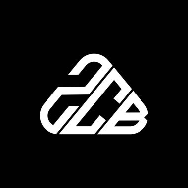 ZCB letter logo creative design with vector graphic, ZCB simple and modern logo.