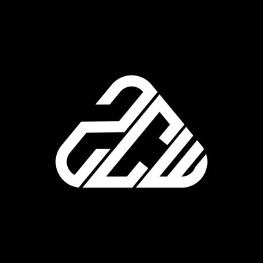 ZCW letter logo creative design with vector graphic, ZCW simple and modern logo.