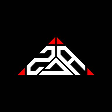 ZDA letter logo creative design with vector graphic, ZDA simple and modern logo.