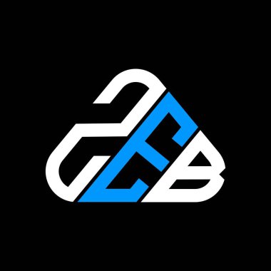 ZEB letter logo creative design with vector graphic, ZEB simple and modern logo.