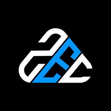 ZEC letter logo creative design with vector graphic, ZEC simple and modern logo.