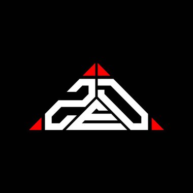 ZED letter logo creative design with vector graphic, ZED simple and modern logo.