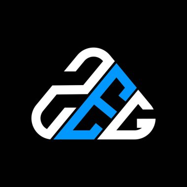 ZEG letter logo creative design with vector graphic, ZEG simple and modern logo.