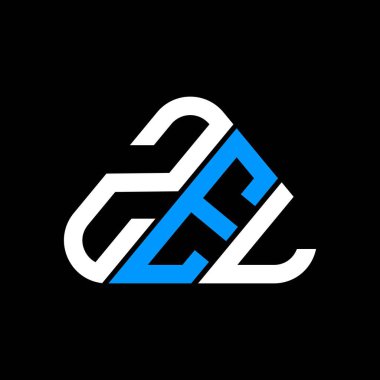 ZEL letter logo creative design with vector graphic, ZEL simple and modern logo.