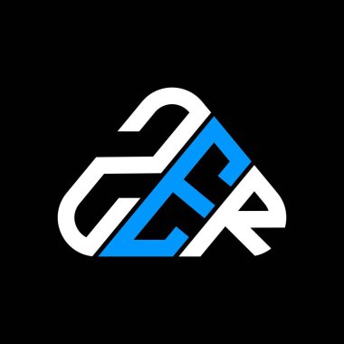 ZER letter logo creative design with vector graphic, ZER simple and modern logo.