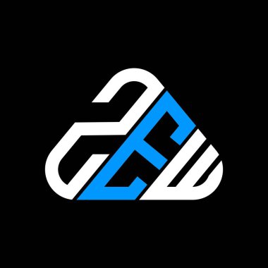 ZEW letter logo creative design with vector graphic, ZEW simple and modern logo.