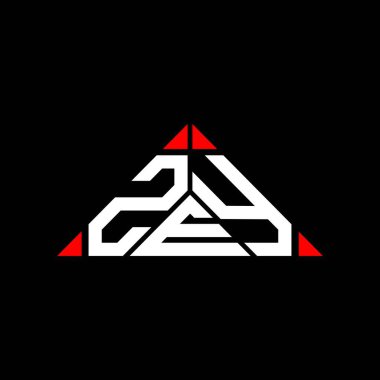 ZEY letter logo creative design with vector graphic, ZEY simple and modern logo.