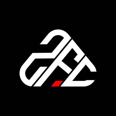 ZFC letter logo creative design with vector graphic, ZFC simple and modern logo.