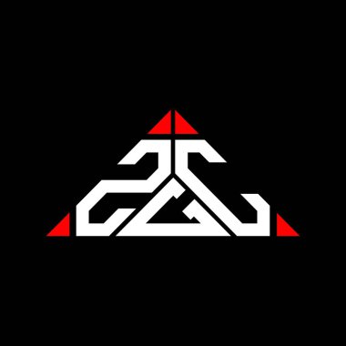 ZGC letter logo creative design with vector graphic, ZGC simple and modern logo.