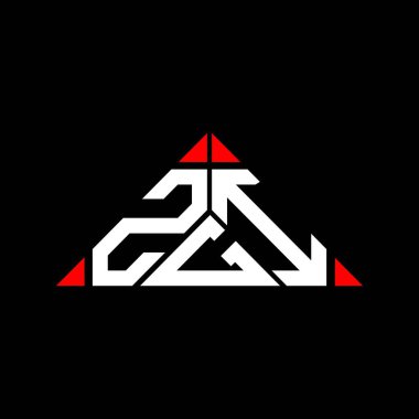 ZGI letter logo creative design with vector graphic, ZGI simple and modern logo.