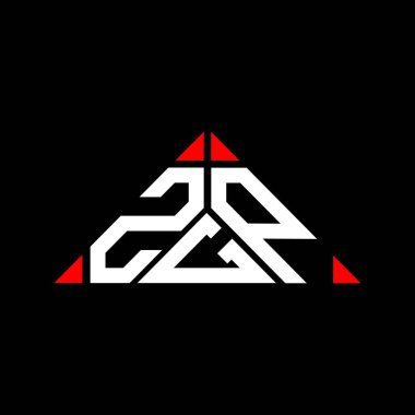 ZGP letter logo creative design with vector graphic, ZGP simple and modern logo.