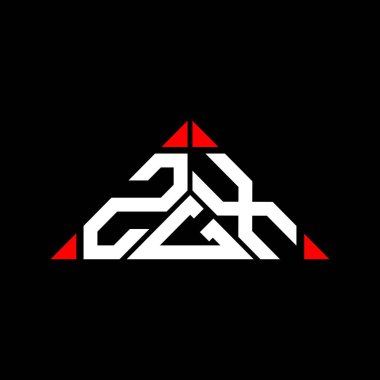 ZGX letter logo creative design with vector graphic, ZGX simple and modern logo.