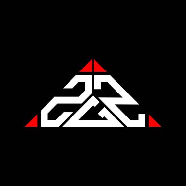ZGZ letter logo creative design with vector graphic, ZGZ simple and modern logo.