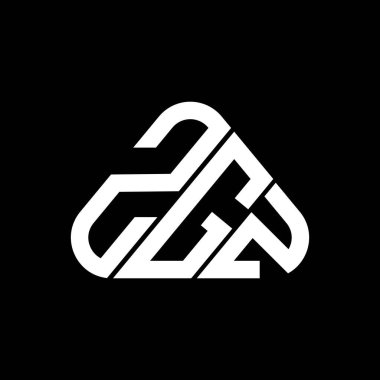 ZGZ letter logo creative design with vector graphic, ZGZ simple and modern logo.