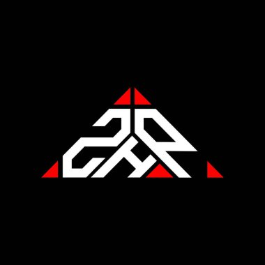 ZHP letter logo creative design with vector graphic, ZHP simple and modern logo.