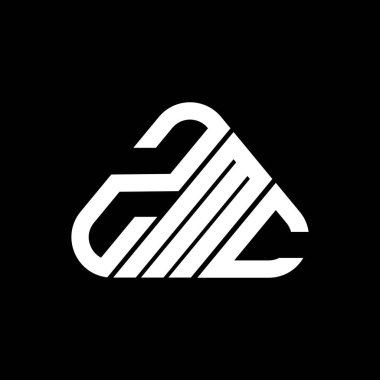 ZMC letter logo creative design with vector graphic, ZMC simple and modern logo.