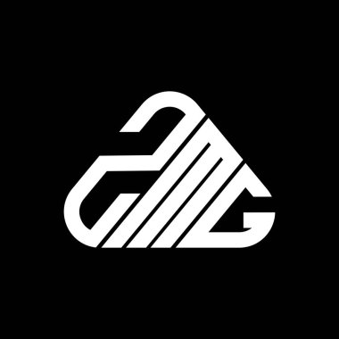 ZMG letter logo creative design with vector graphic, ZMG simple and modern logo.