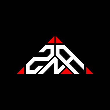 ZNA letter logo creative design with vector graphic, ZNA simple and modern logo.