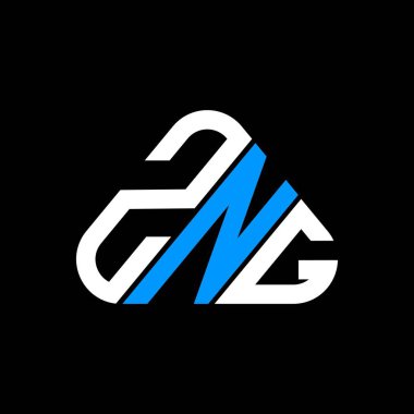 ZNG letter logo creative design with vector graphic, ZNG simple and modern logo.