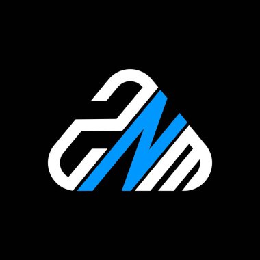 ZNM letter logo creative design with vector graphic, ZNM simple and modern logo.